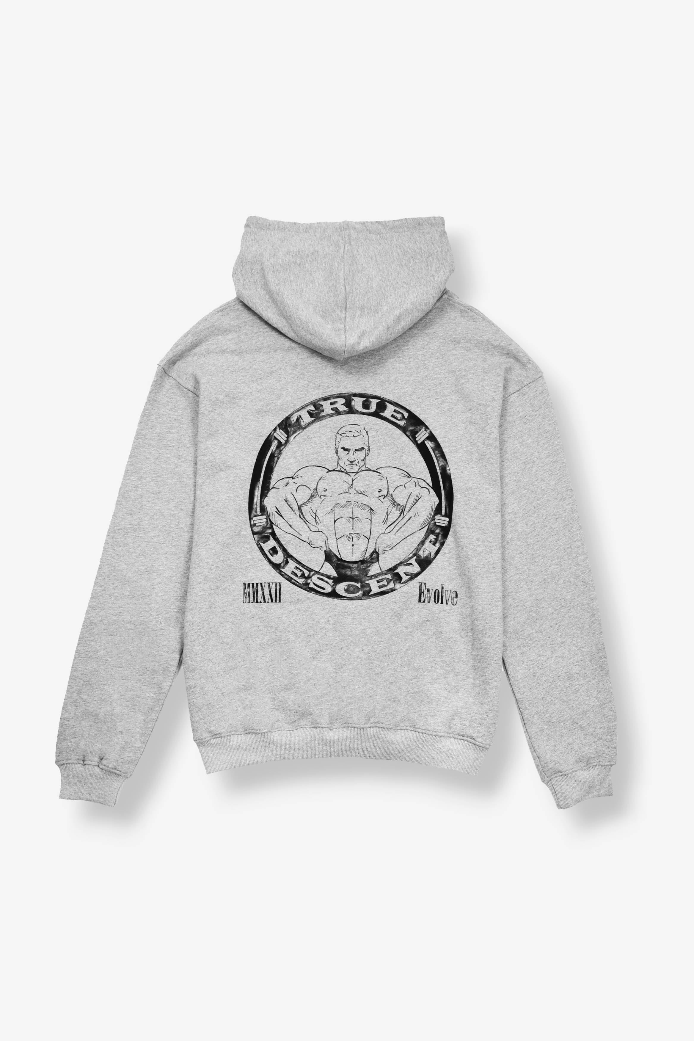 Old School Hoodie (Light Grey)