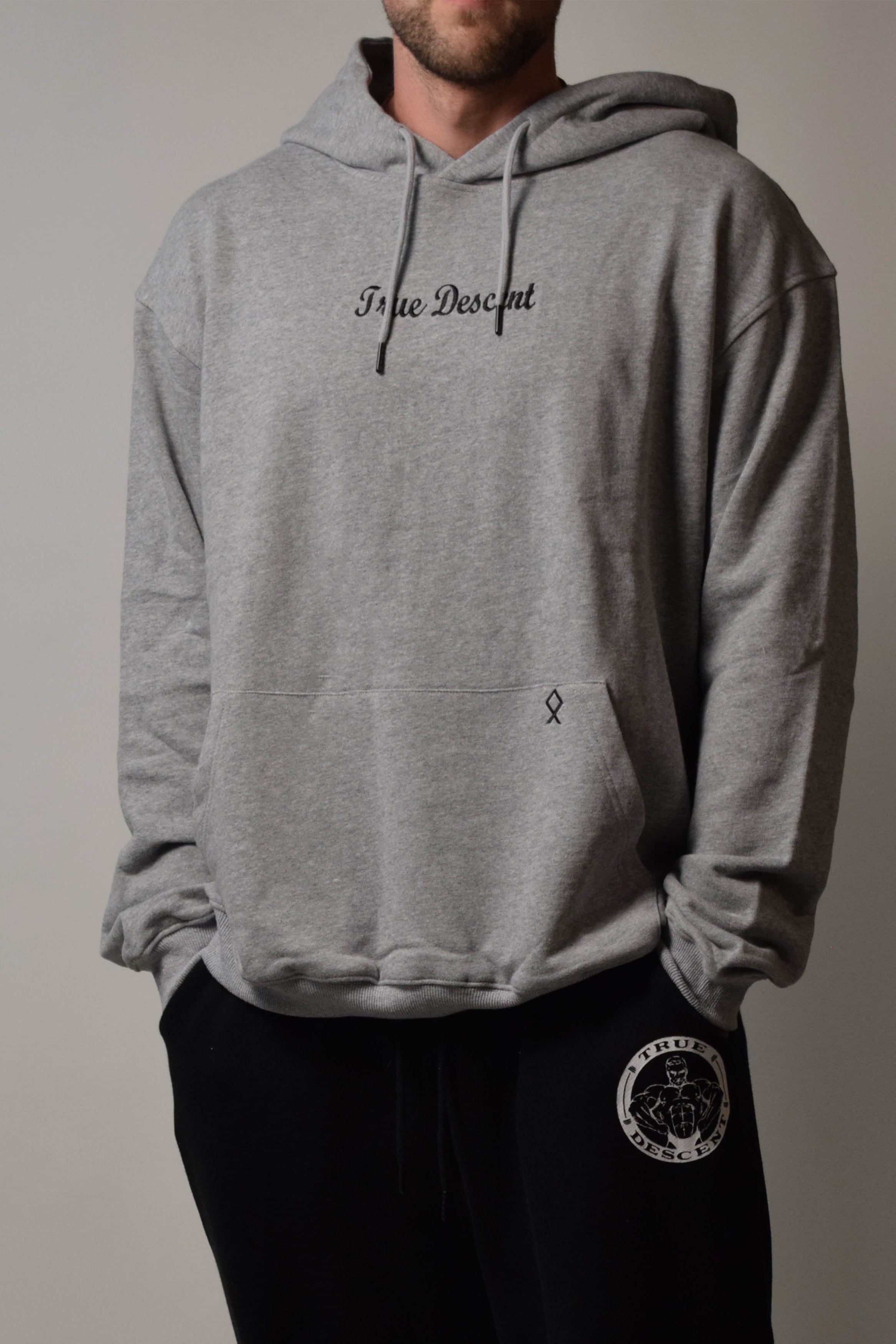 Old School Hoodie (Light Grey)