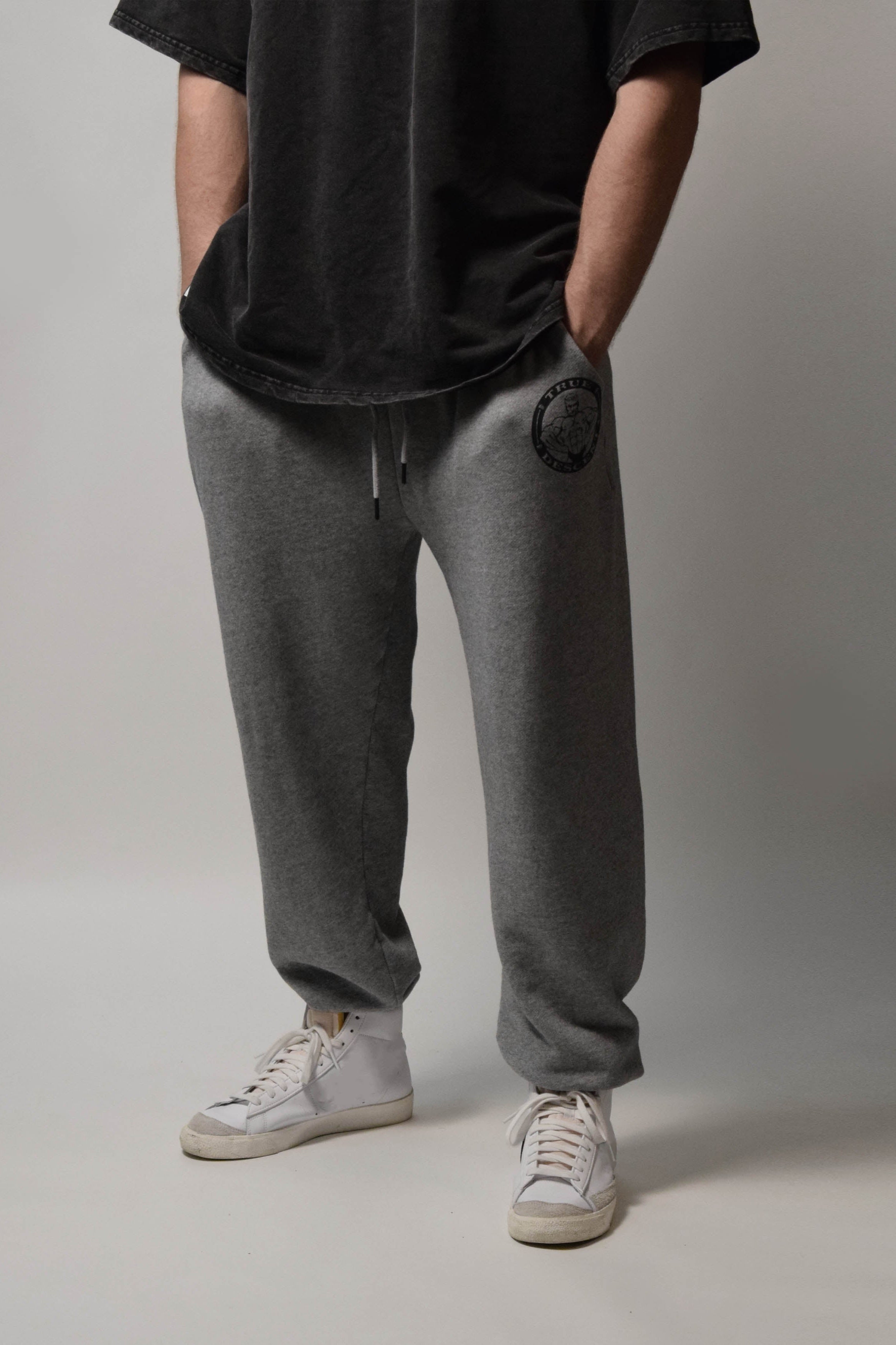 Old School Lounge Sweats (Grey)